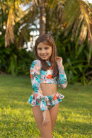 Biquíni Infantil Manga Longa UV Promoção